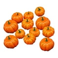 thumbnail image 1 of 12 Uds. de calabazas de Halloween para , modelo vegetal, adorno para Festival, apilable, realista, tamaños surtidos para decoración al aire Estilo B, 1 of 8