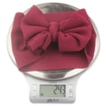 thumbnail image 3 of XEGLSBU Baby Girl Bows Big 2 PC Baby Girls Bowknot Headband Stretch Hairband Headwear Hair Bows for Girls 4-6 White One Size, 3 of 3