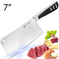 thumbnail image 1 of Lux Decor Kitchen Butcher Knife Stainless Steel - 7 Inch Multi Purpose Best for Home Kitchen and Restaurants Chef Knife Heavy Duty Chopper Meat Cleaver, 1 of 6