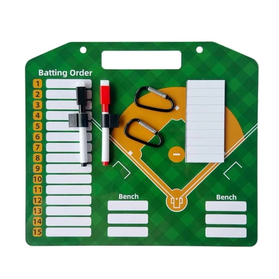 ZPAQI Coaches Board Dry Erases Baseball Clipboard for Baseball Recreation Practice