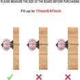 thumbnail image 4 of 10styckenrosaskåpsknopprundadörrknopparPumpaformdraH, 4 of 5