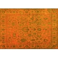 thumbnail image 1 of Ahgly Company Machine Washable Indoor Rectangle Abstract Yellow Contemporary Area Rugs, 6' x 9', 1 of 4