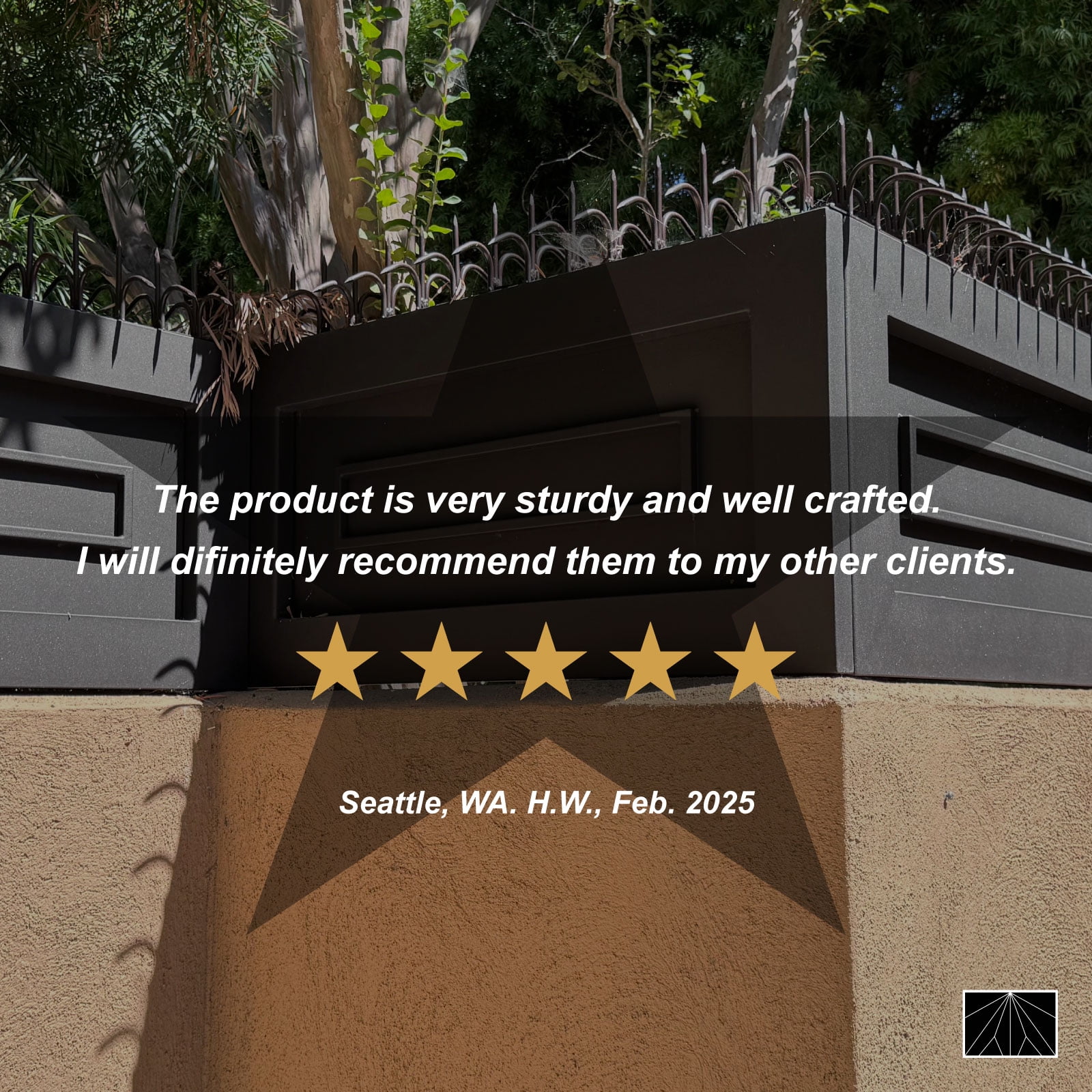 Ninja Deterrent™ | Fence Spikes Wall Spikes Anti Climb Home Security Guard|Classic Shinobi Gaeshi H130 Single 0.5m Galvanized |Bird Spikes