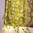 thumbnail image 2 of Solar Ivy String Lights Outdoor, Waterproof 33 FT 100 LED Ivy Fairy Lights Hanging Artificial Ivy Leaf Plants Vine Garland for Wall Party Wedding Room Home Kitchen Decor (Love heart Shape), 2 of 13