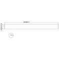 thumbnail image 5 of Miseno Mbdh0606x96 96" Single Roller Round Rod Barn Door Hardware Kit - Stainless Steel, 5 of 7