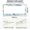 thumbnail image 4 of GZHJMY Watercolor Feather License Plate Frame 2 Pack 2 Holes Car Aluminum License Plate Holder Automotive Parts Decoration Universal with Screw Caps Cover, 4 of 7