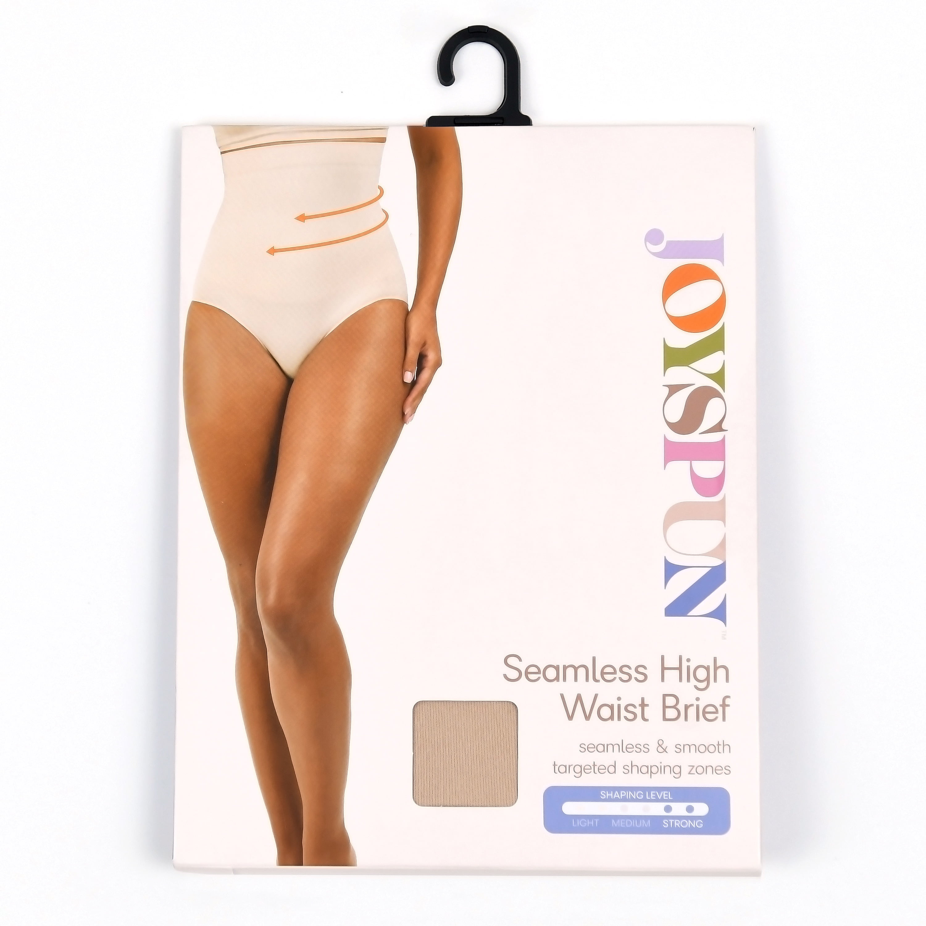 Joyspun Women's Shapewear Seamless Sculpting High Waisted Brief, Sizes S to XXXL