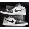 thumbnail image 4 of Ni - ke Ni - ke Air Jordan 1 Low Light Smoke Grey Shadow Toe Mens 11 Black White 553558-052, 4 of 5