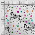 thumbnail image 1 of oneOone Polyester Lycra Off White Fabric Skull Craft Projects Decor Fabric Printed By The Yard 56 Inch Wide, 1 of 4