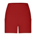 thumbnail image 6 of ZyeKqe Shorts for Women Belly Control High Waisted Yoga Shorts Stretchy Tight Tight Shorts, 6 of 8