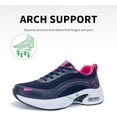 thumbnail image 2 of AiEles Womens Walking Shoes with Arch Support | Orthotic Sneakers for Plantar Fasciitis Foot Heel Pain Relief | Tennis Running Shoes US 6.5-11, 2 of 6