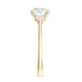 thumbnail image 3 of Rosec Jewels Certified Lab Grown Diamond Engagement Ring with Accent - 8mm - EF-VS Quality - 2 Carat Diamond Ring for Women, 18K Yellow Gold, US 4.00, 3 of 8