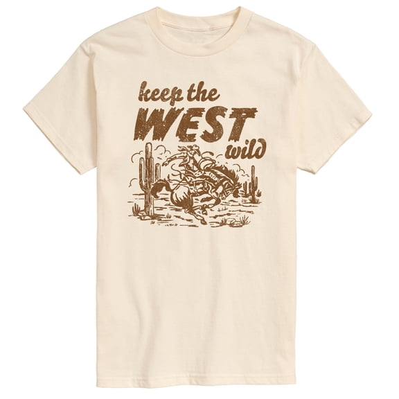 Instant Message - Keep The West Wild Short Sleeve Graphic T-Shirt