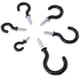 thumbnail image 4 of Black 90 Pack Screw-On Cup Hooks, Vinyl Coated, 6 Sizes, 4 of 5