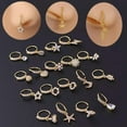 thumbnail image 3 of GKNET Huggie Dangly Crystal RING Nose Hoop-Sparkly Crystal Nose Ring Helix Ring-silver-10, 3 of 9