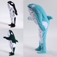 thumbnail image 2 of Lttoisl® One-piece Whale Sleeping Bag Soft Whale Blanket Homewear Dolphin Sleepwear L7 X5B1, 2 of 7
