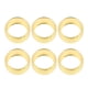 thumbnail image 1 of Servilleteros, 6 piezas Servilleteros de metal dorado Servilleteros Anillos para servilletas Hechos para durar, 1 of 14
