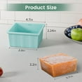 thumbnail image 6 of Silicone Freezer Tray For Soup Ice Cubes: 2-cup Freezing Trays With Lid Meal Prep - 4pack Silicon Portion Freeze Make Stock Souped Cube, 6 of 7