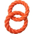 thumbnail image 6 of Infinity Pet TPR Chew and Tug Rope Toy, 2 Rings, Orange, 6 of 6