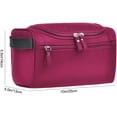 thumbnail image 7 of Vercord Mens Toiletry Bag Wash Travel Small Shaving Dop Kit Shower Bathroom Ditty Hygiene Bag Burgundy, 7 of 7