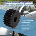 thumbnail image 4 of Espejo Retrovisor de Coche con Dientes de 24 Dientes, Engranaje de Motor Plegable Eléctrico de Marcha Atrás para Accord Fit Spirior Pinion Jazz, 4 of 5