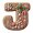 J, variant on Floleo Christmas Alphabet Acrylic Letter Ornament 3.2in – Personalized Tree Pendant with Red Santa Hat for Holiday Decor, Festive Home Party Supply