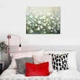thumbnail image 4 of ONETECH Abstract Flower Canvas Wall Art: Bedroom White Floral Picture Living Room Large Painted Textured Painting Decor with Gold Foil Farmhouse Vintage Botanical Nature Print Modern Wildflower, 4 of 4