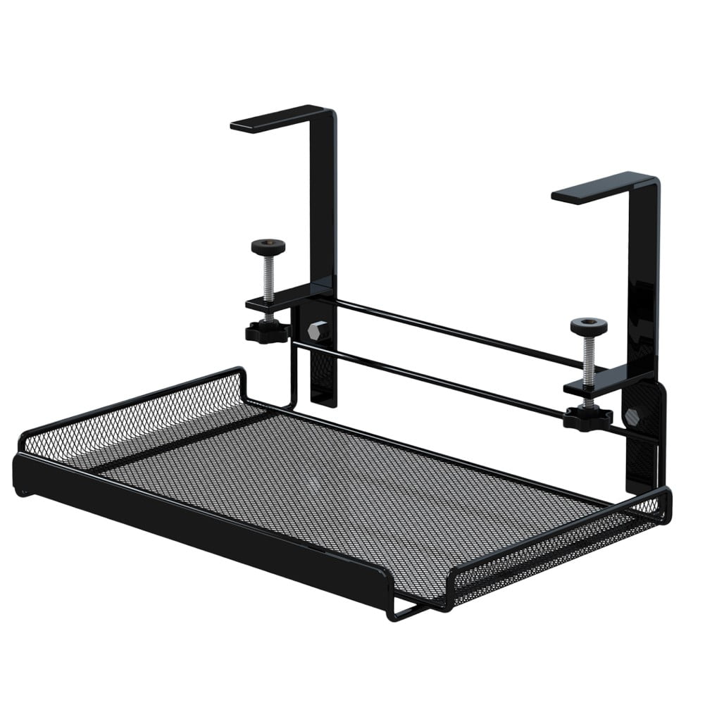 Wuweikeji Home Organization,Desk Cord Wire Organizer 4.5~8.5cm Adjustable Cable Management Under Desk Shelf