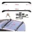 thumbnail image 2 of waltyotur Universal 43 Inch Aluminum Car Top Luggage Roof Rack Cross Bar Adjustable Window Frame 110CM, 2 of 7