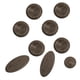 thumbnail image 5 of 9 piezas de incrustaciones de botones de llave de saxofón para saxofón alto tenor soprano marrón, 5 of 8