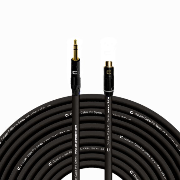 Coluber Cable Balanced 3.5 TRS Male to RCA Female Pro Music Audio Connector