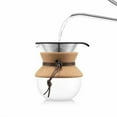 thumbnail image 3 of 4 Cup 17oz Pour Over Coffee Maker: Glass Carafe, Cool Touch Handle, Permanent Filter, Dishwasher-Safe, Manual Use, 3 of 7
