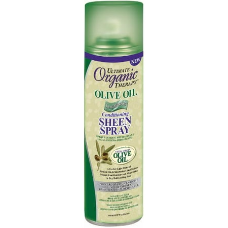 Ultimate Organic Therapy Olive Oil Luminous Conditioning Sheen Spray 11.5 (Best Wig Conditioning Spray)