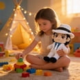 thumbnail image 5 of Michael Plush Doll, Cute Pop Star Inspired Plush Doll - Soft Stuffed Collectible Figure, Unique Gift for Music Fans 9.84", 5 of 5