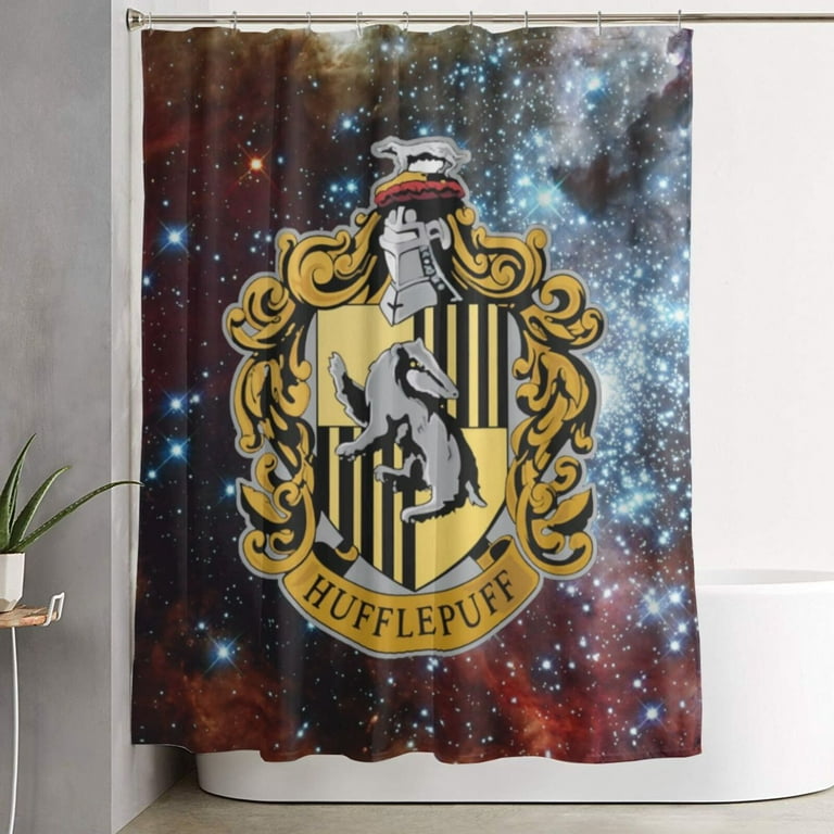 Hufflepuff Harry Potter Shower Curtain Bathroom Decor Polyester Waterproof  Bath Curtains With Hooks 60x72 Inches