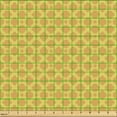 thumbnail image 2 of Ambesonne Modern Fabric by the Yard Upholstery, Geometric Warm Color Art, 1 Yard, Pale Earth Yellow and Orange, 2 of 5
