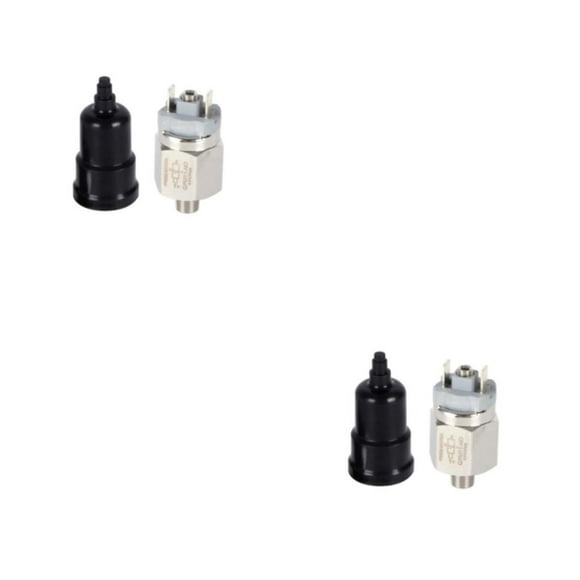 Riwesomey Interruptor de presión profesional compresor diafragma automático alto ajuste controlador Mini cable accesorio QPM11-NO-01 abierto QPM11-NO-01 abierto 1 2Conjunto