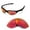 Red, variant on Walleva Titanium Polarized Lenses And Grey Rubber Kit For Oakley Half Jacket Sunglasses