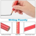 thumbnail image 4 of Uxcell Carpenter Pencils, 24 Pcs Black Ink Flat Oval Hard Construction Pencils, Red, 4 of 5