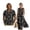 Black Palm Tree Pineapple, variant on FOR U DESIGNS Starfish Shell Coral Print Matching Couple Outfits His and Hers Clothing 2026 Fashion Linen-Look Mens Casual Shirts Sleeveless Dress with Pocket