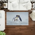 thumbnail image 5 of Penguins Rug, Cute Penguin Rugs, Trendy Rug, Animal Rugs, Nursery Rug, Customs Rug, Kids Room Rug, Dining Room Rug, Penguin Lover Gift Rug, 2.6'x9.2' - 80x280 cm, 5 of 5