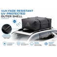 thumbnail image 2 of Journeyer - 18 Cubic Feet Weatherproof Rooftop Cargo Carrier for Top of Vehicle, Attaches With or Without Roof Rack, 2 of 9