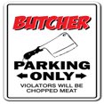 thumbnail image 1 of SignMission Z-A-1014-Butcher Boucher Signe de Nouveauté en Aluminium, 1 of 1