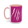 thumbnail image 3 of Effete Feline Claw Marks Scratch Accent Coffee Mug (11, 15oz), 3 of 6