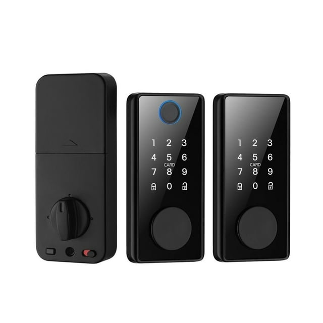 Tuya Smart Deadbolt Locks Door Entry Front Keyless Fingerprint Keypad Digital Lock For Home Apartment ,More Secure