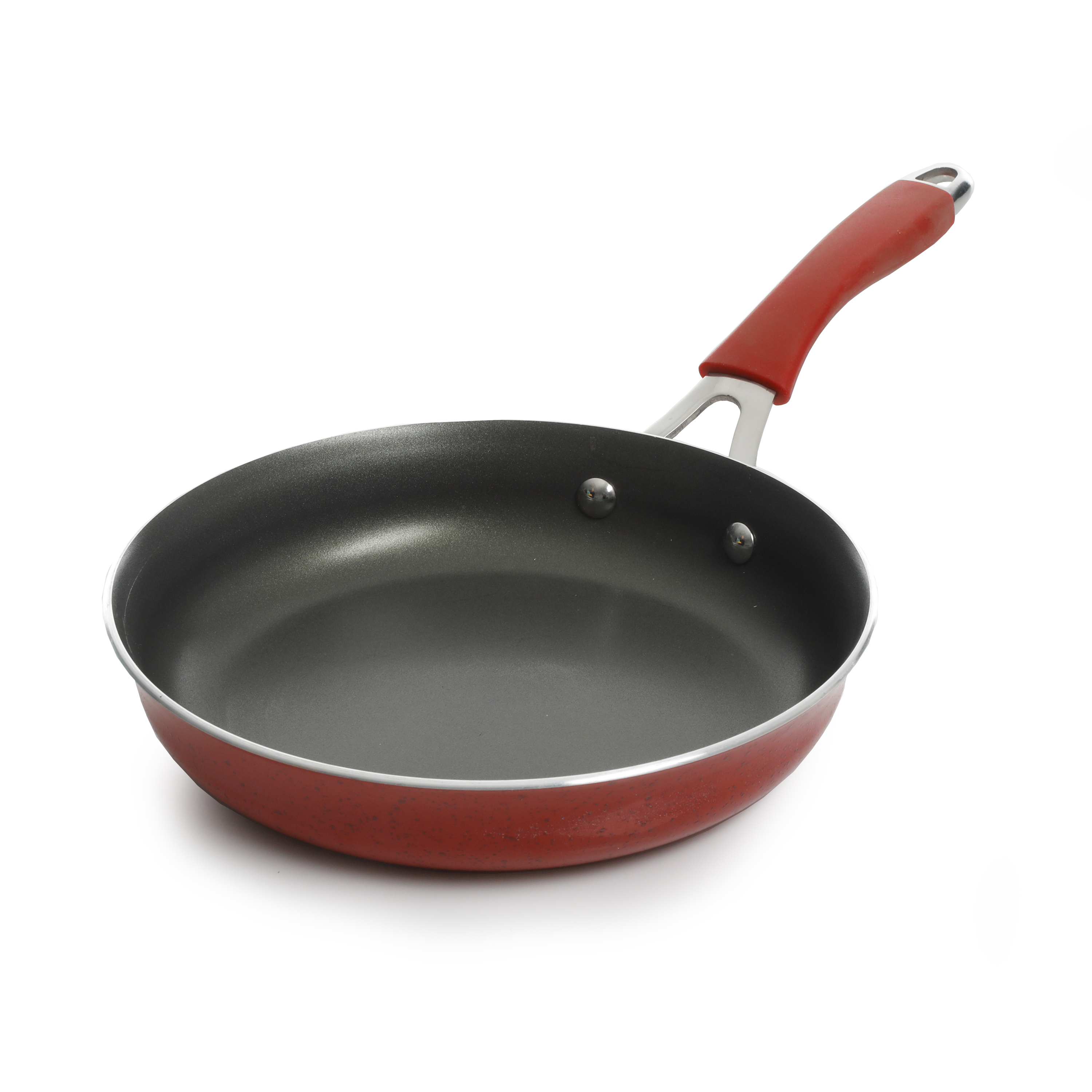 The Pioneer Woman Frontier Speckle Red 11-Inch & 9-Inch Non-Stick Fry Pan, 2 Piece - image 5 of 6