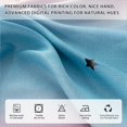 thumbnail image 4 of XiDi Cortinas Arco Iris para Dormitorio, Estrellas Huecadas Decoraci&oacute;n Cortinas Azules con Aislamiento T&eacute;rmico con Anillos para Ni&ntilde;os Ni&ntilde;as Tratamiento Vent, 4 of 8