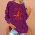 thumbnail image 1 of Meichang Chandails en Molleton pour Femmes Sans Capuche Manches Longues Col Rond Pull Confortable Mignon Graphique Automne Chandails en Molleton Légers Raglan, 1 of 4