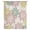 Pink, variant on Geometric Flower Sheer Curtains 108" Extra Long, Vintage Country Floral Blue Yellow on Linen Light Filering Curtains, Privacy Drapes Simi Floor to Veiling Curtain for Living Room Window Treatment