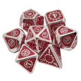 thumbnail image 3 of Dados de Metal poliédricos de 7 piezas Sunnimix para D&D Pathfinder RPG Game, 3 of 8